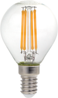 E14 - LED žárovka vlákna G45 E14 čiré sklo stmívatelné