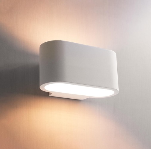 Sádrová - CEN JESSY-AP180 JESSY nástěnné sádrové svítidlo 180x100x90mm bílá - CENTURY - foto 1