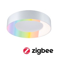 Kruhová - P 75414 LED stropní svítidlo Smart Home Zigbee 3.0 Casca IP44 RGBW+ 230V 20W bílá mat - PAULMANN