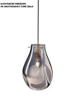 Dekorativní - BOMMA 1/80/95107/A/00000/370/A/2,5 Závěsné svítidlo SOAP velké čiré, nerez kování, E27 (1/80/95107/A/00000/370/A/2,5) - BOMMA