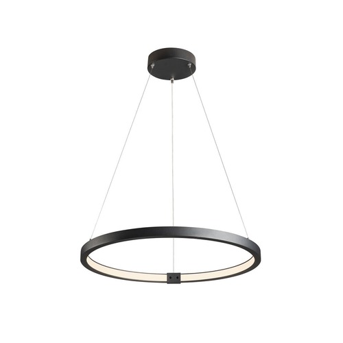 Kruhová - LA 1002909 ONE 60 DALI Indoor, závěsné LED svítidlo, černé, 3000/4000K - BIG WHITE (SLV) - foto 1