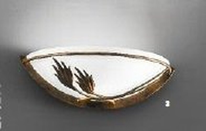 Dekorativní - OR WA 2-1196/1 Nástěnné svítidlo 1x60W E14 antik/sklo, výška 9cm, šířka 27,5cm - ORION - foto 1