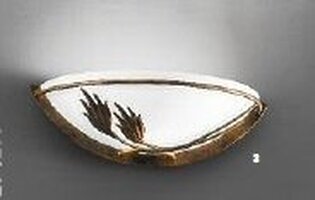 Dekorativní - OR WA 2-1196/1 Nástěnné svítidlo 1x60W E14 antik/sklo, výška 9cm, šířka 27,5cm - ORION