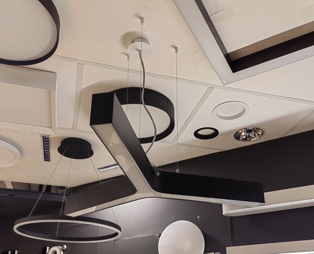 Dekorativní - ARCHI SBS/80/SKY/4K/BL/DALI Závěsné svítidlo Belo_LO_SKY 770x770x770 21W 3200lm 4000K DALI černá (bez závěsu) - Archilight - foto 1