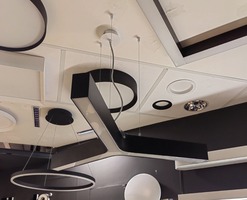 Dekorativní - ARCHI SBS/80/SKY/4K/BL/DALI Závěsné svítidlo Belo_LO_SKY 770x770x770 21W 3200lm 4000K DALI černá (bez závěsu) - Archilight