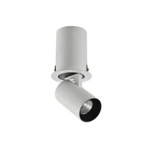 Kruhová - AZZ AZ3396 LED Stropní zápustné bodové svítidlo Azzardo Luna 7W white/black AZ3396 7W 595lm 3000K IP20 bílo-černé - AZZARDO - foto 1