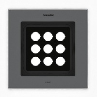 Zapuštěná - AR T42016ELPTW00 Ego Flat 220 downlight čtverec EL 3000K Inox IK10 - ARTEMIDE