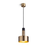 Kónická - RED R14260 DIVINA závěsná mosaz/dekor černý mramor 230V E27 5W - RED - DESIGN RENDL