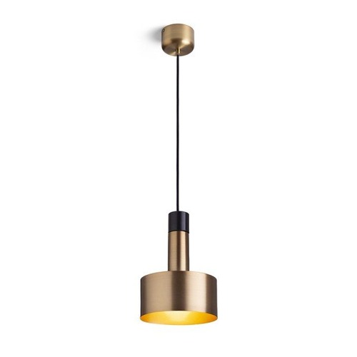 Kónická - RED R14260 DIVINA závěsná mosaz/dekor černý mramor 230V E27 5W - RED - DESIGN RENDL - foto 1