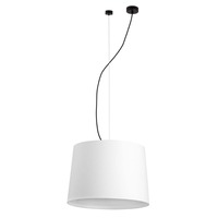 Kónická - FARO 64314-54 CONGA závěsné svítidlo, černá/bílá, pr.450 - FARO