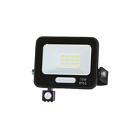 Vnější světlomety - LED SMD Floodlight IP65 Černé tělo se senzorem