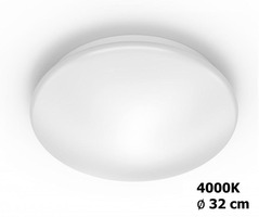 Plafoniéry - PH 8718699681159 Moire SVÍTIDLO STROPNÍ LED 17W 1900lm 4000K, bílá - PHILIPS (915005778901)