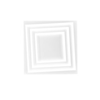 Dekorativní - FAN LED-HYPNOTIC-PL50 Stropní LED svítidlo HYPNOTIC bílá, 60 W, 8800 lm, CCT, 47 x 47 x 5,5 cm - FANEUROPE