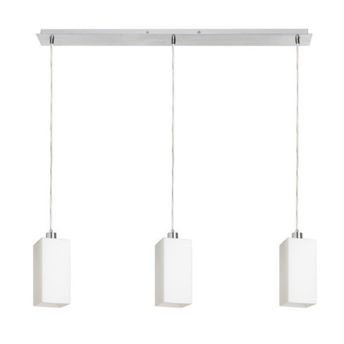 Vícečetná - RED R14028 LIZ III 80 závěsná opálové sklo/chrom 230V E27 3x11W - RED - DESIGN RENDL - foto 1
