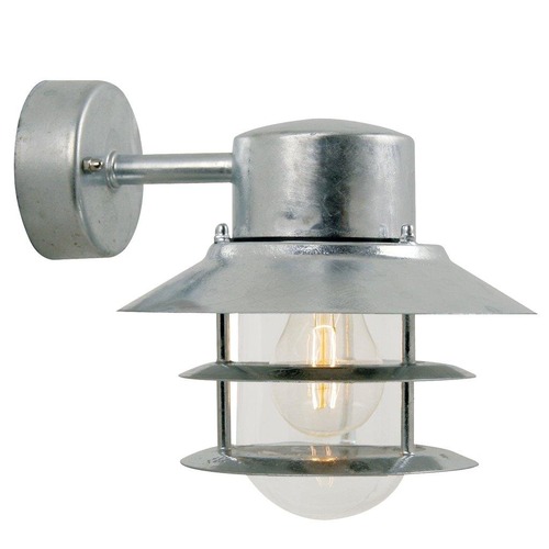 Nástěnná - NOR 25051031 Venkovní nástěnné svítidlo Blokhus 1x60W E27 galvanizovaná čirá - NORDLUX - foto 1
