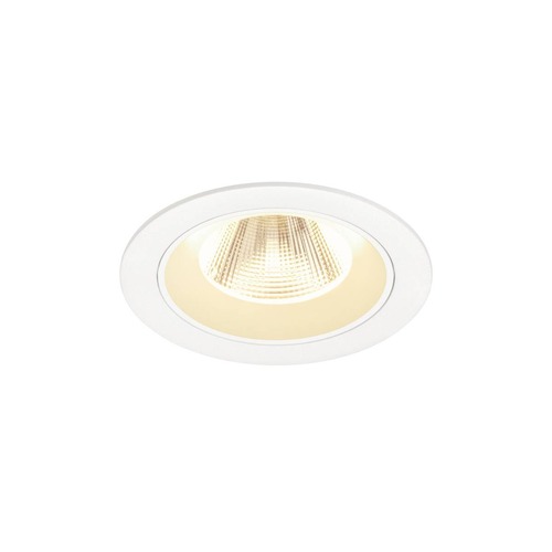 Kruhová - LA 1009623 NUMINOS® M Stropní vestavné svítidlo, 3000 K, 20°, IP20, kulaté, bílé - BIG WHITE (SLV) - foto 1