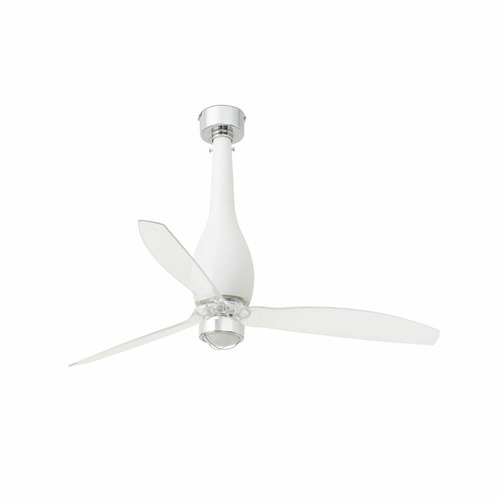 Ventilátory - FARO 32001-9 ETERFAN M LED, bílá/transparentní, stropní ventilátor s DC motorem - FARO - foto 1