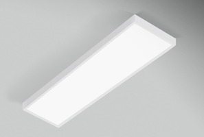 Pro LED panely - CEN KIT-PLFB120 FIXING KIT rám bílý pro povrchovou montáž PQUADRO BACKLIGHT PANEL 300x1200x70mm - CENTURY