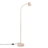 Stojací lampy - BRILO 1476011 Skriva stojanová lampa – nastavitelná, vypínač, GU10 patice, max. 9W, béžová - BRILO