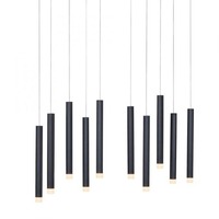 Vícečetná - LD 15206-18 BRUNO LED závěsné svítidlo, černá, teplá bílá, IP20, do interiéru 3000K - LEUCHTEN DIREKT / JUST LIGHT