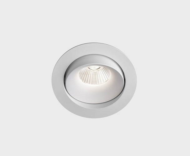 Kruhová - KHL K50151.01.RF.WH-WH.60.ST.9.27 Zápustné svítidlo LUXO TILT Ø105mm bílé 60° 12W 2700K RA90 IK05 - Kohl Lighting - foto 1