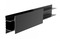 Al profily k přisazení - IMPR 970587 Deko-Light profil, PLANO BSH pro montáž na stěnu, 85 x 38mm, černá LED-nosič, 2,5m, hliník, černá, Tief černá 2500 mm