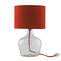 Stolní lampy dekorační - FAN I-HENDRIX-L ROS Stolní lampa Lume Hendrix, růžová, 1 x E27, 23 x 37 cm - FANEUROPE