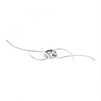 Podélná - LD 15659-55 TYLER LED stropní svítidlo lineární v barvě oceli s funkcí stmívání SimplyDim 3000K - LEUCHTEN DIREKT / JUST LIGHT