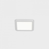 Koupelnová - KHL K51705.01.RF.WH-WH.OP.ST.8.40 DISC SLIM SQ zapuštěné svítidlo s rámečkem 90x90 mm bílá 6 W CRI >80 4000K Non-Dimm - KOHL-Lighting