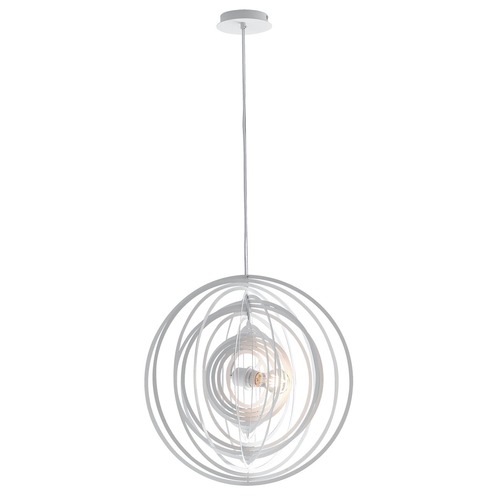 Dekorativní - FAN I-CLUB-S50 BCO Závěsné svítidlo Club, bílé, 1 x E27, 50 x 120 cm - FANEUROPE - foto 1