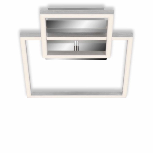 Hranatá - BRI 3118-018 LED rám 35,8 cm 12W 1300lm chrom - BRILONER - foto 1