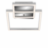 Hranatá - BRI 3118-018 LED rám 35,8 cm 12W 1300lm chrom - BRILONER