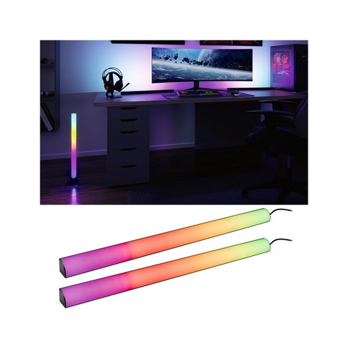 Stolní lampy dekorační - P 78879 EntertainLED Lightbar Dynamic RGB 2x1W RGB - PAULMANN - foto 1