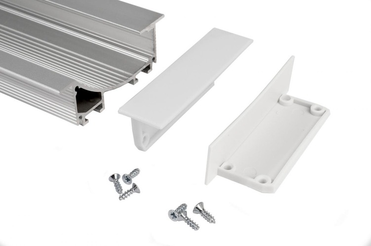 Krytky pro Al profily - IMPR 978250 Koncovka C-P-EL-02-10 sada 2ks - LIGHT IMPRESSIONS - foto 1