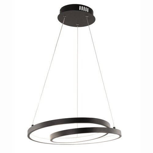 Dekorativní - FAN LED-LIEVE-S-NER Závěsné svítidlo LED LIEVE černá 30 W 4000 lm CCT 40 x 130 cm - FANEUROPE - foto 1