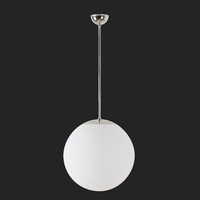 Nouzové osvětlení - OS ADR68317 ADRIA P3 závěsné skleněné svítidlo nerez leštěná / bílá IP40 3000 K 27W LED nouzové kombinované 1 h (původní kód OS 68317) - OSMONT
