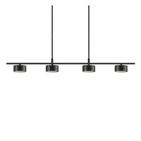 Vícečetná - NOR 2010813003 Závěsné svítidlo Clyde 4x5W LED černá - NORDLUX