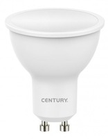 GU10/GZ10 - CEN K2T7LED-071030 CENTURY LED žárovka 7W GU10 3000K 600lm 110° Ø50x59mm IP20 - CENTURY