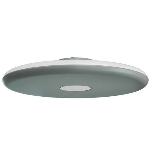 Kruhová - OS ZET60040 ZETA 2 PF stropní/nástěnné plastové svítidlo šedá / bílá - šedá IP40 3000 K 38W LED - OSMONT - foto 1