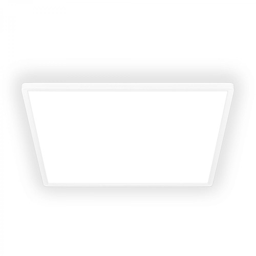 Hranatá - BRILO 7535416 BRILONER Tava LED stropní svítidlo, ploché, přímé a nepřímé osvětlení, 6000 lm, 45 W, bílé, 56x56 cm 7535416 - foto 1