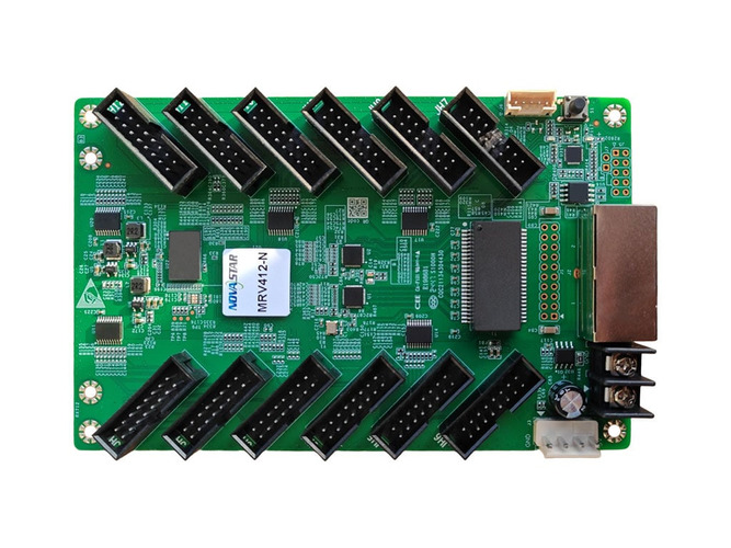 Karty, wi-fi přehrávače a ovladače - Přijímací karta pro LED obrazovky MRV412-N - foto 1