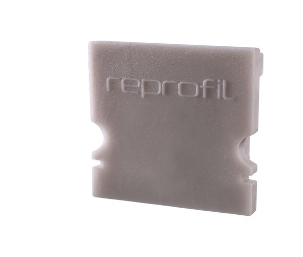 Krytky pro Al profily - IMPR 979111 Koncovka H-AU-02-15 šedá 21 mm 2 ks - LIGHT IMPRESSIONS - foto 1