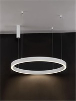 Kruhová - NV 9558606 Závěsné svítidlo STING LED hliník a akryl bílá Epistar SMD2835 60W 3000K Eaglerise TRIAC driver D100 H200 120st. IP20 stmívatelné - NOVA LUCE