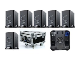 Jevištní efekty - 4x10W Wifi Control RGB 6IN1 Nabíjení F Case RGB + WA