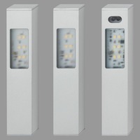 Přisazená - TF 203609TF TELEFUNKEN 3ks sada senzor nábytkové skříňkové svítidlo, 16 cm, 2,5 W, 180 lm, hliník - BRILONER