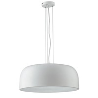 Dekorativní - FAN I-BISTROT-S52 BCO Závěsné svítidlo Bistrot, bílé, 4 x E27, 52 x 22 cm - FANEUROPE