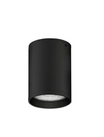 Přisazená - NV 9136178 Venkovní stropní svítidlo DARA černý hliník skleněný difuzor LED 9W 3000K 100-240V 120st. IP54 - NOVA LUCE