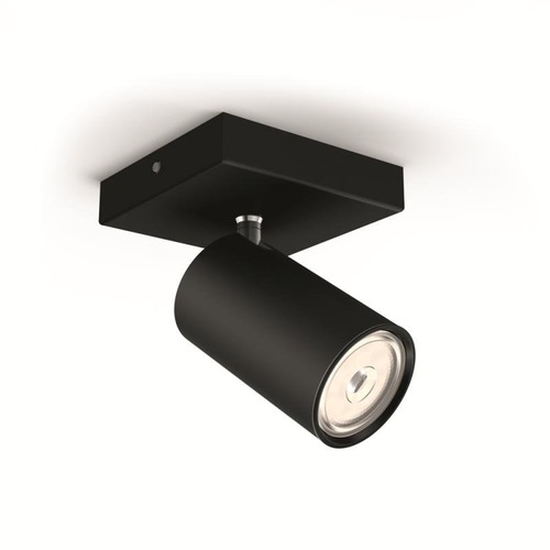 Bodová - PH 50591/30/PN Bodové svítidlo Philips Kosipo 50591/30/PN černé 1x max.10W - PHILIPS (915005531701) - foto 1
