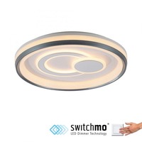 Kruhová - LD 14334-16 MINELLI LED stropní svítidlo bílé elegantní design krokově stmívatelné 3000K - JUST LIGHT