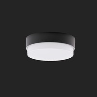 Nástěnná - OS TRI57277 TRITON 1 stropní/nástěnné průmyslové plastové svítidlo černá / bílá IP65 3000 K 19W LED nouzové kombinované 3 h (původní kód OS 57277) - OSMONT